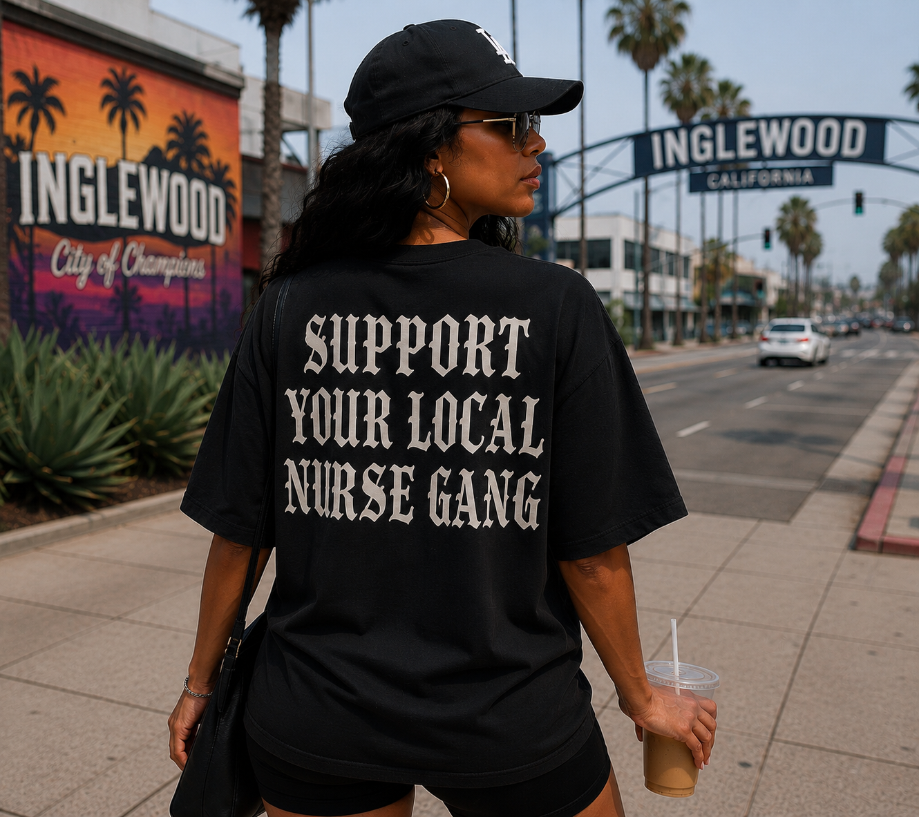 Support Your Local Nurse Gang Tee