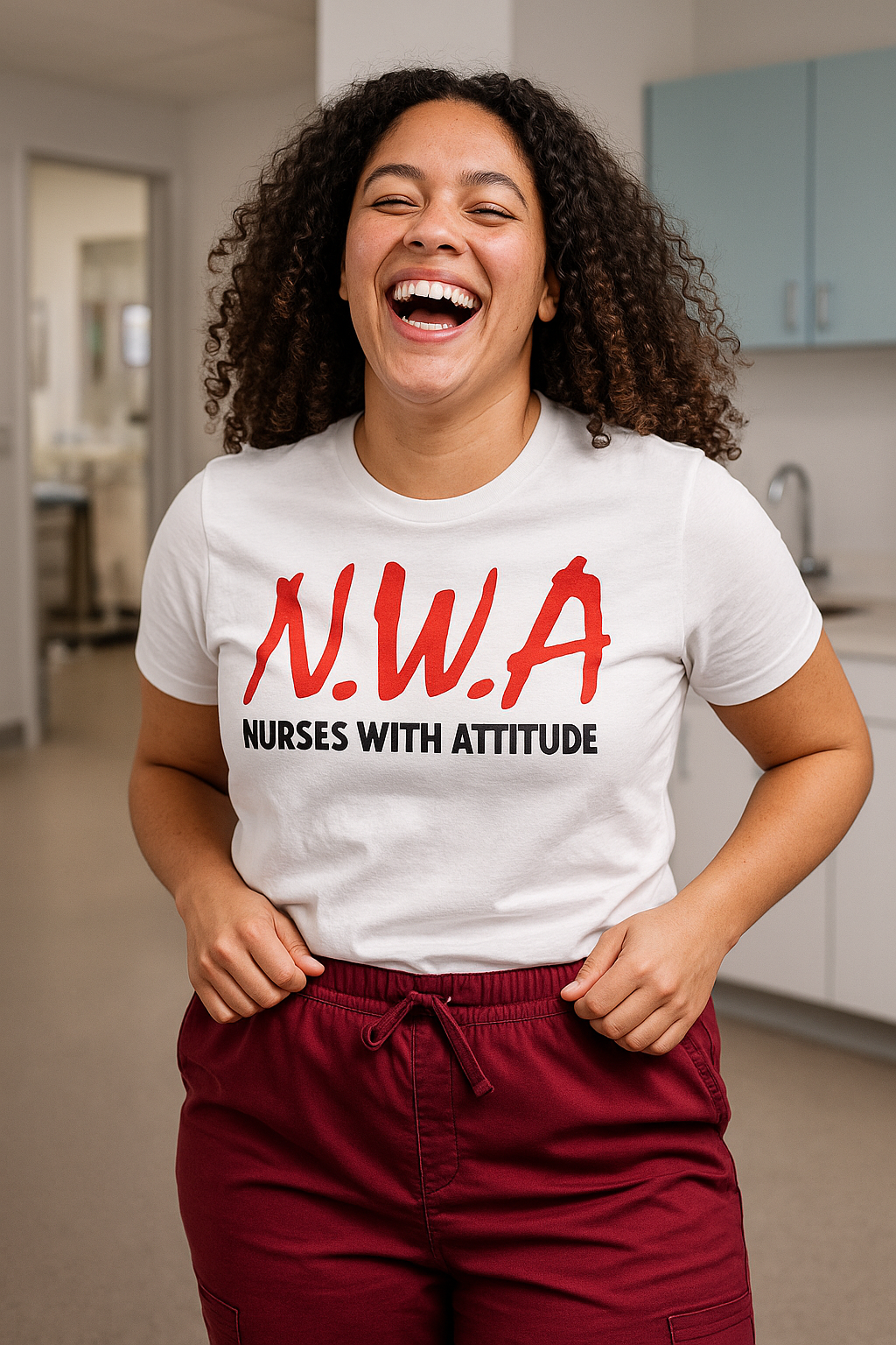 N.W.A — Nurses With Attitude Tee