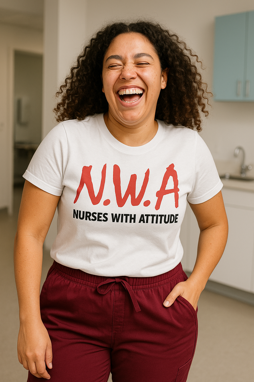 N.W.A — Nurses With Attitude Tee