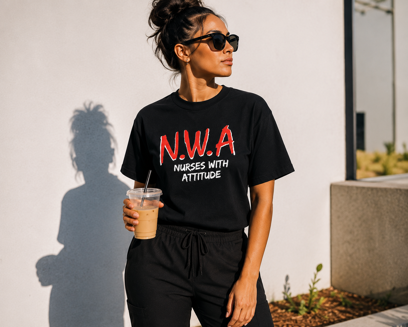 N.W.A — Nurses With Attitude Tee