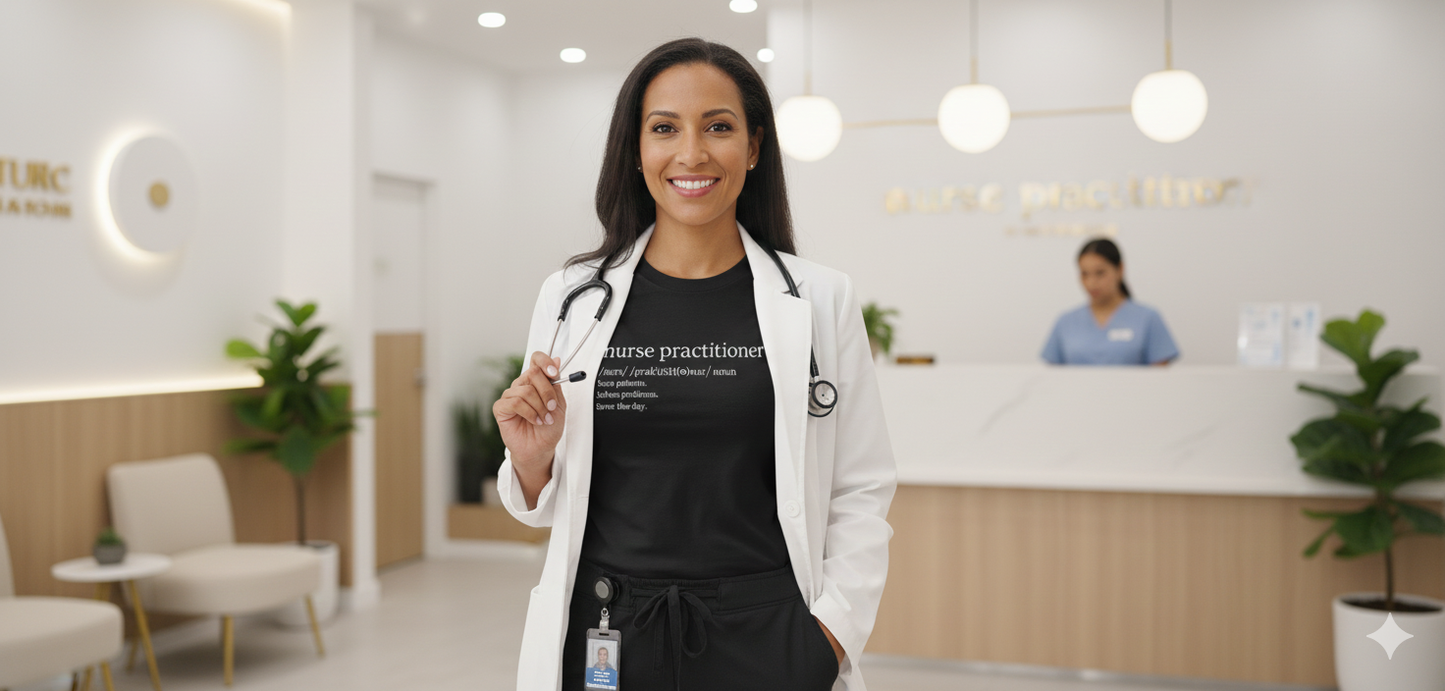 Definition of The Nurse Practitioner Crewneck Sweater