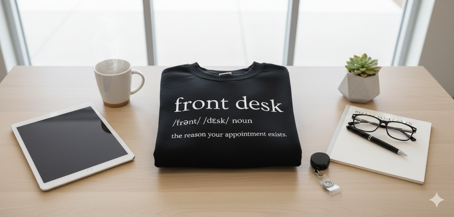 Definition of Front Desk Crewneck Sweater