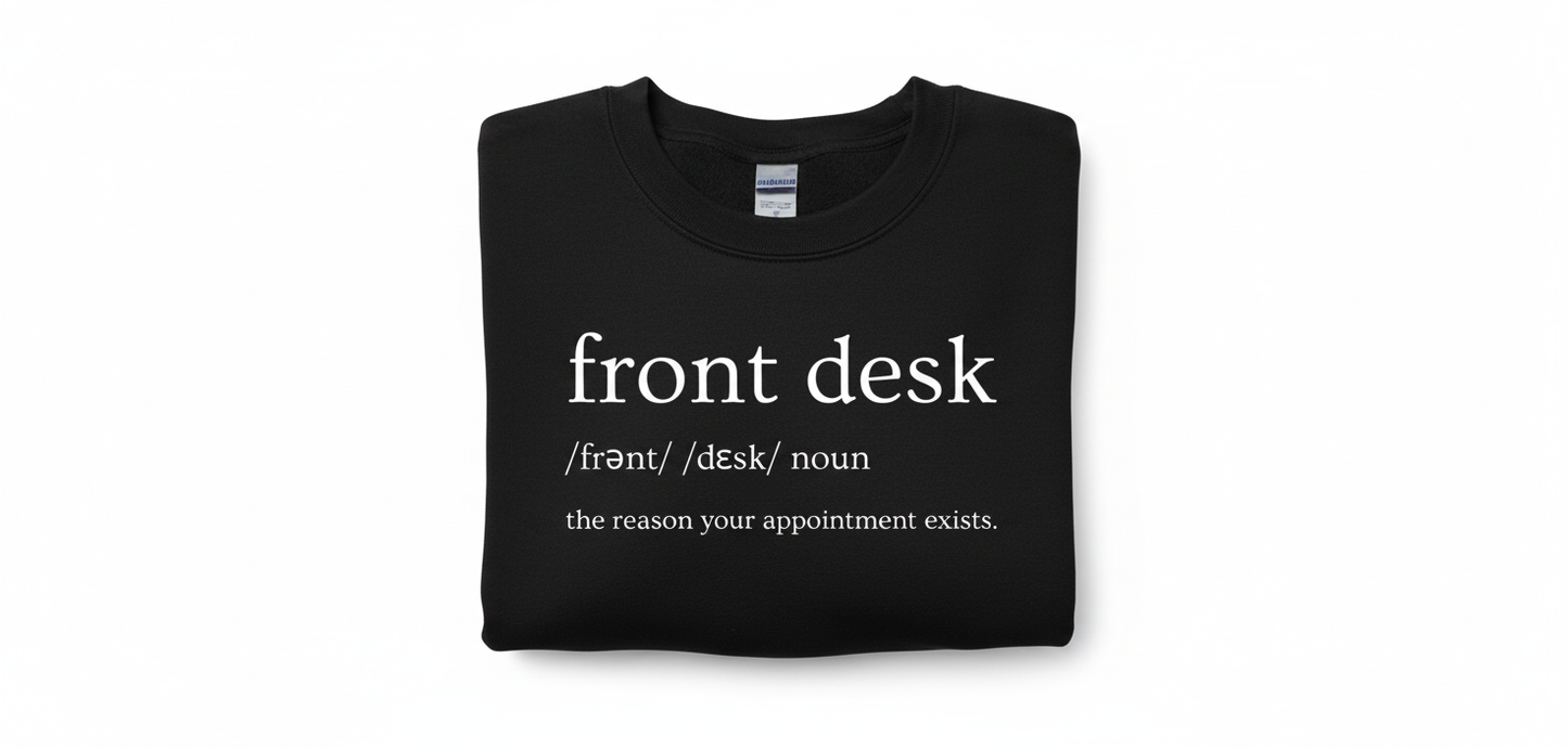 Definition of Front Desk Crewneck Sweater