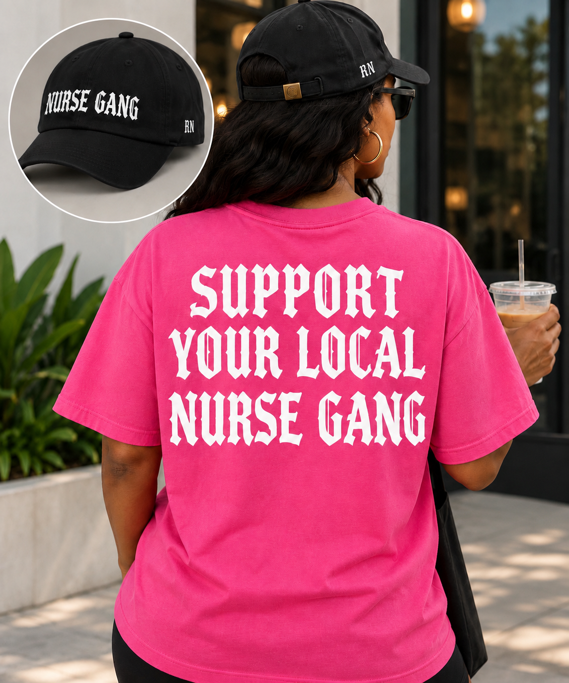 Support Your Local Nurse Gang Tee