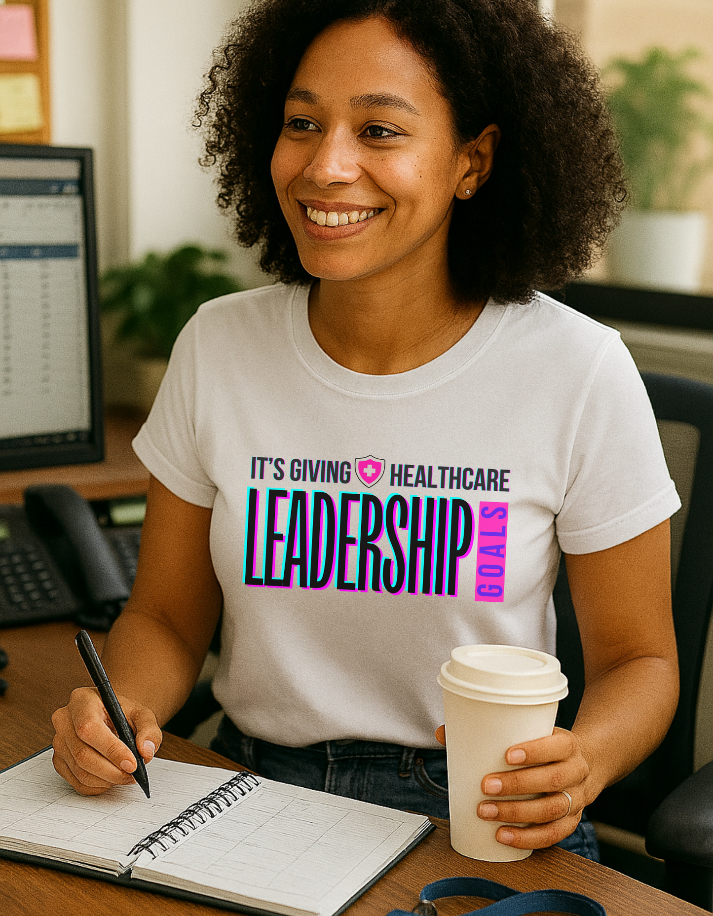 It’s Giving Healthcare Leadership Goals Tee | Outpatient Leader Shirt